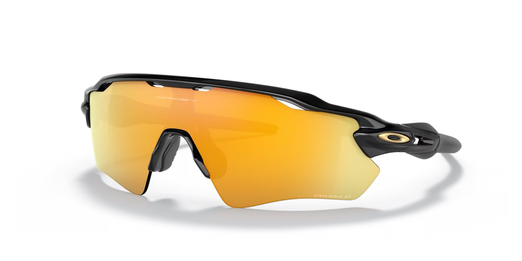 prizm 24k polarized Lenses,  polished black Frame